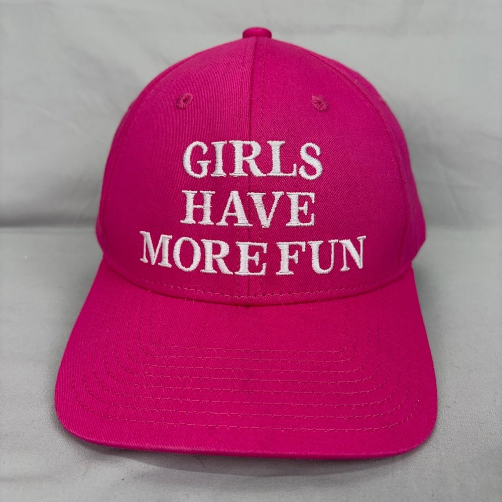 Unbranded Baseball Cap Girls Have More Fun Women OS Pink Northwest Arkansas Hat